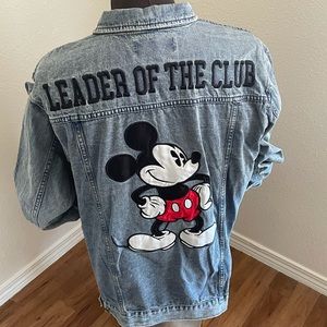 NWT Mickey denim jacket XL
